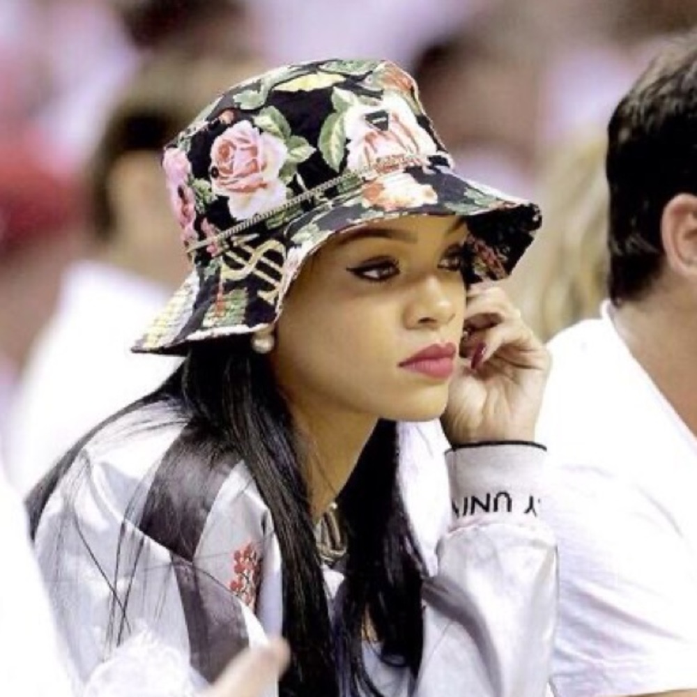 Joyrich Floral Black Bucket Hat